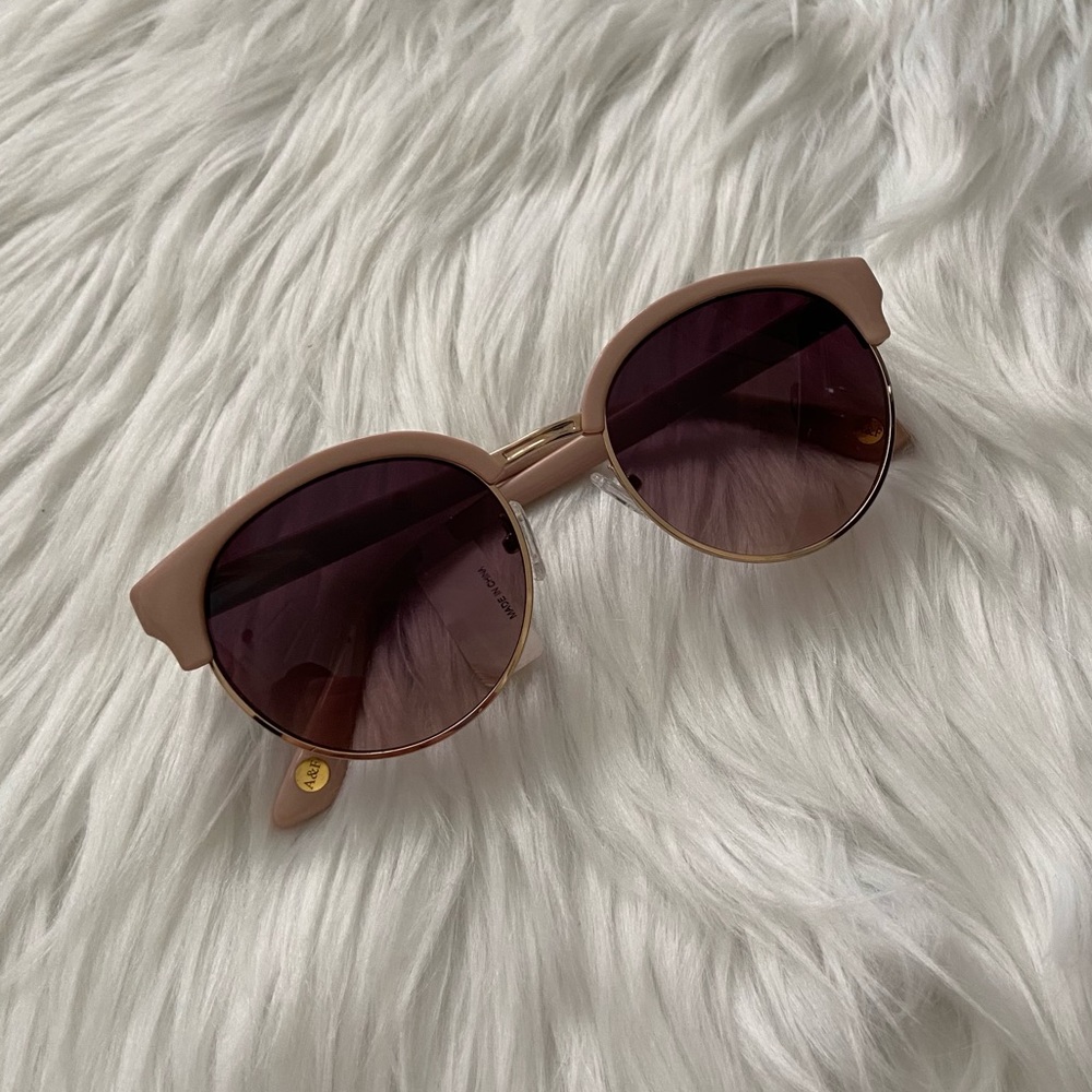 pink framed sunglasses